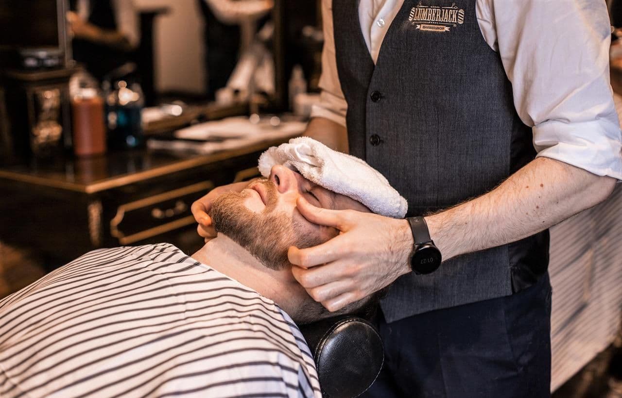 Beard trim and grooming at Lumberjack Barbershop